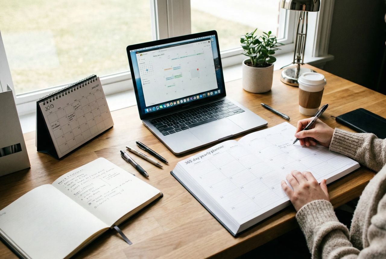 365 Days Planner Printable PDF – Ultimate Yearly Planning System