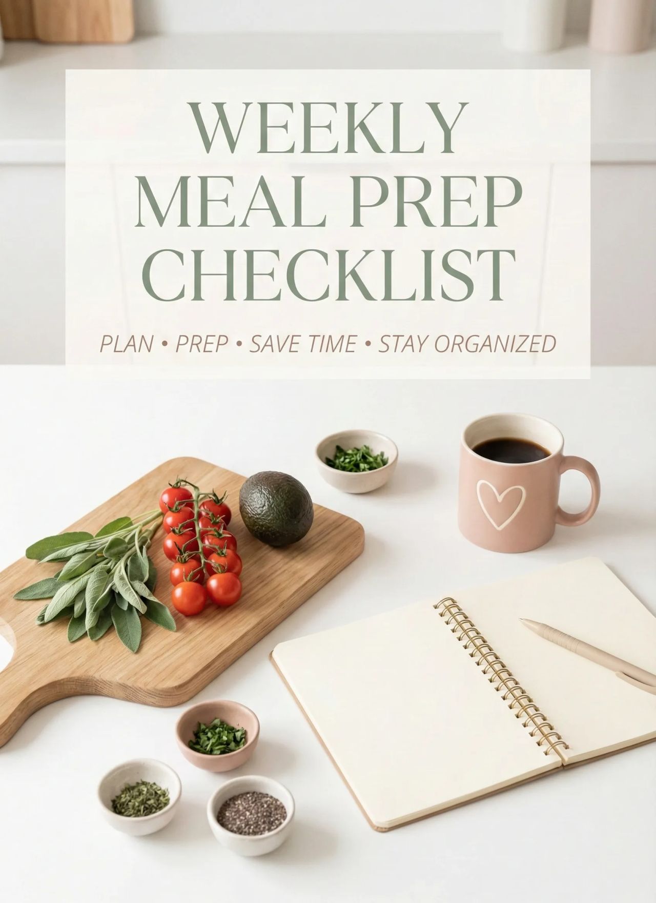 printable weekly meal prep checklist