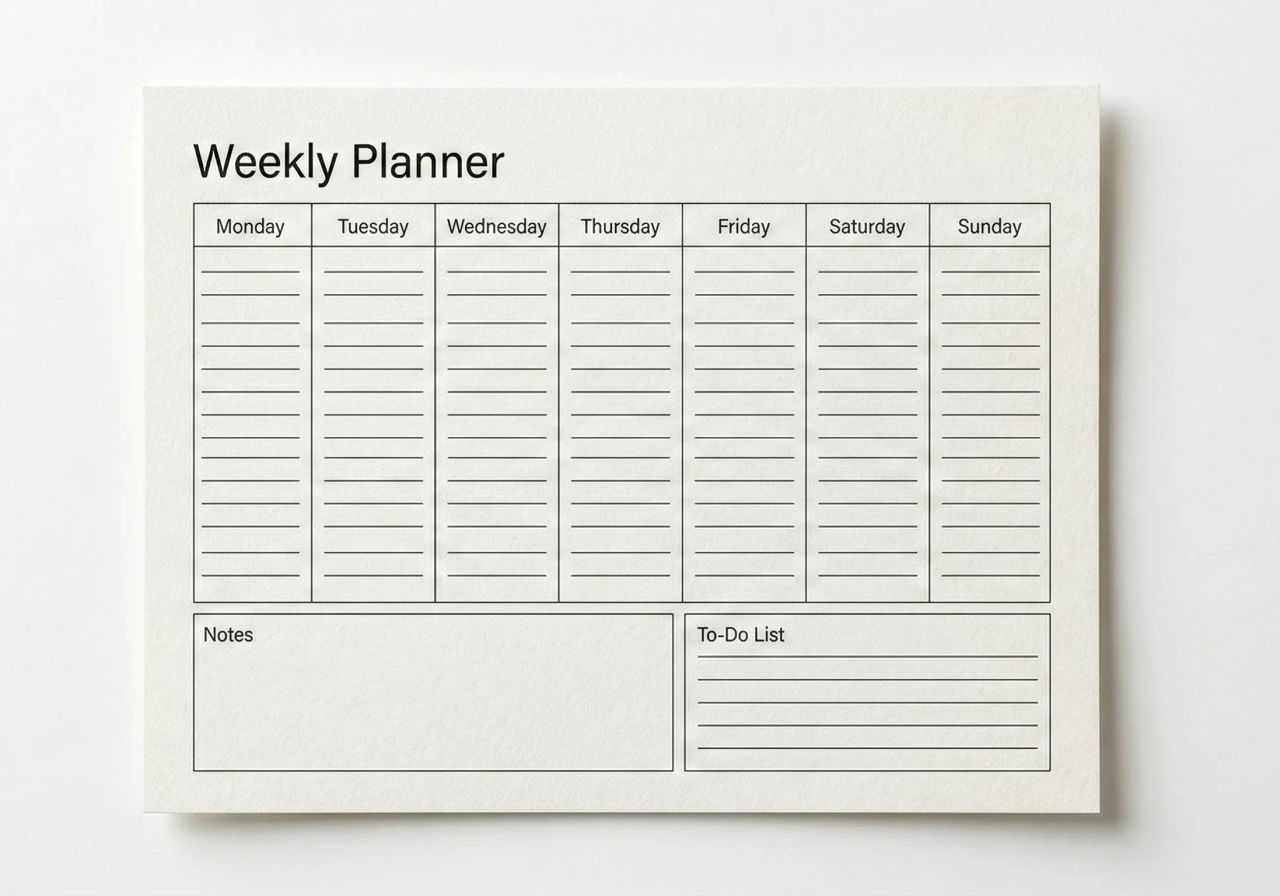 weekly planner