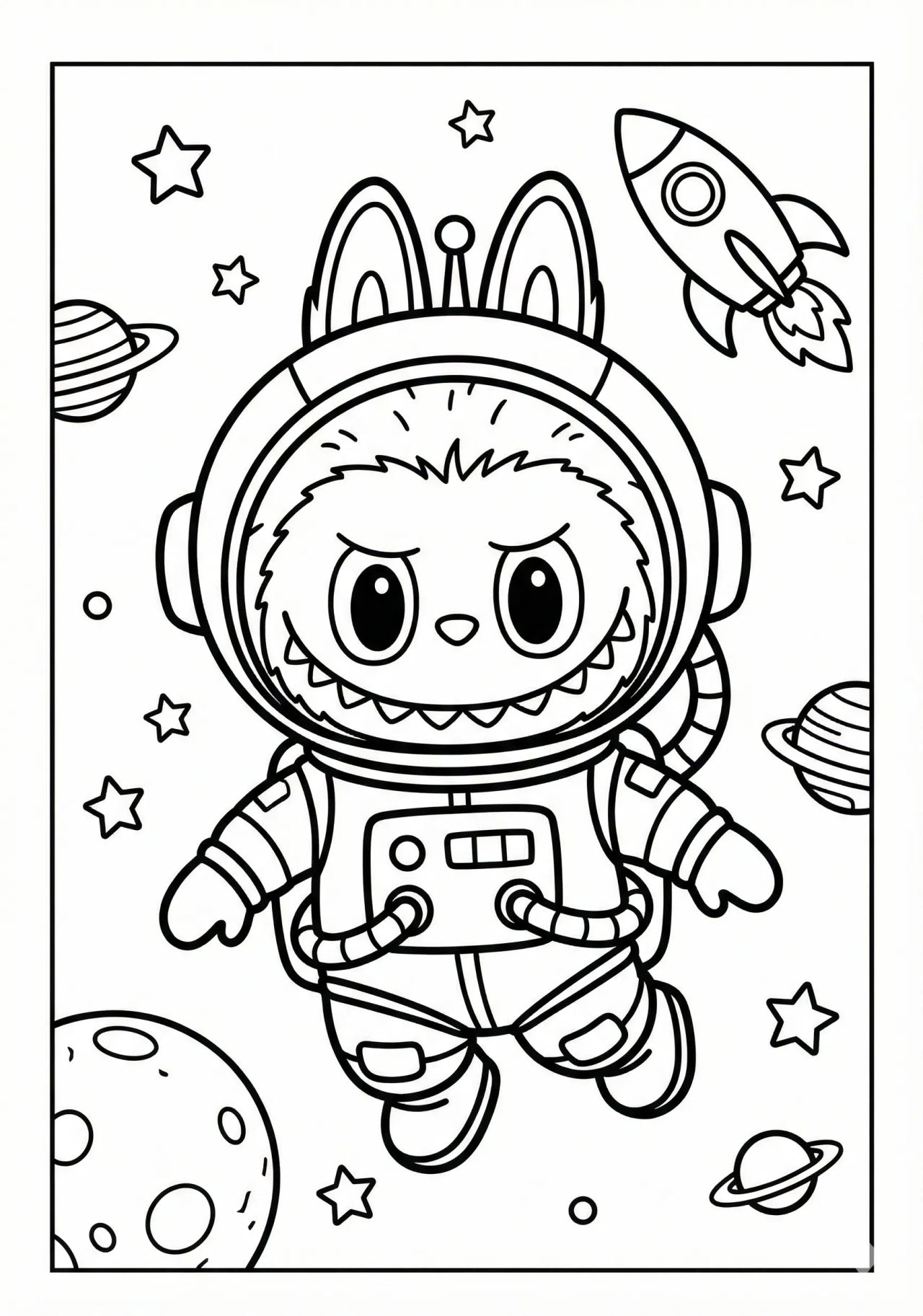 labubu coloring pages