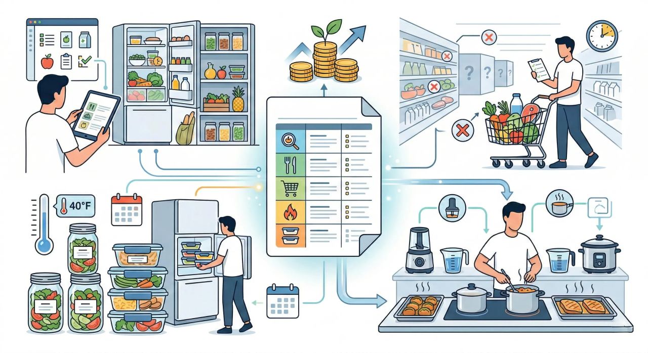 printable weekly meal prep checklist