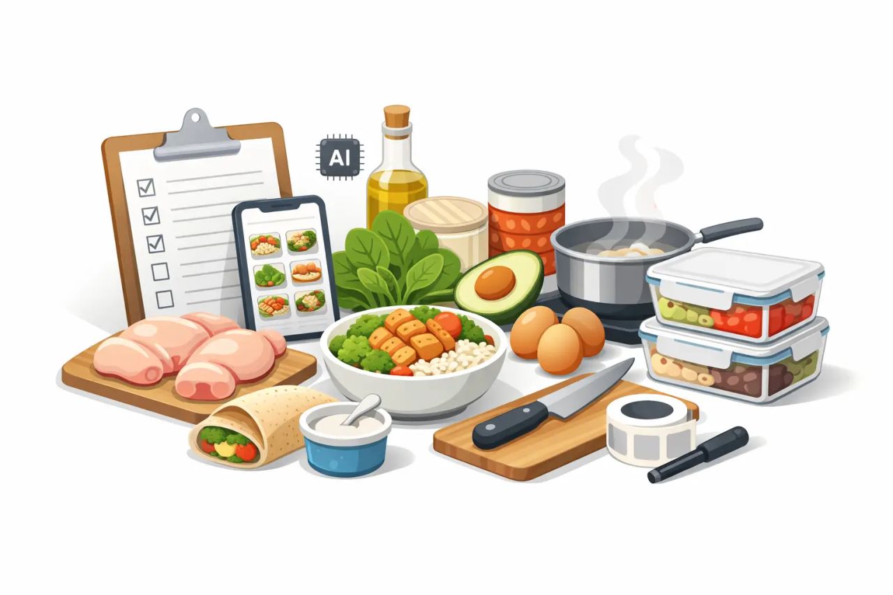 printable weekly meal prep checklist