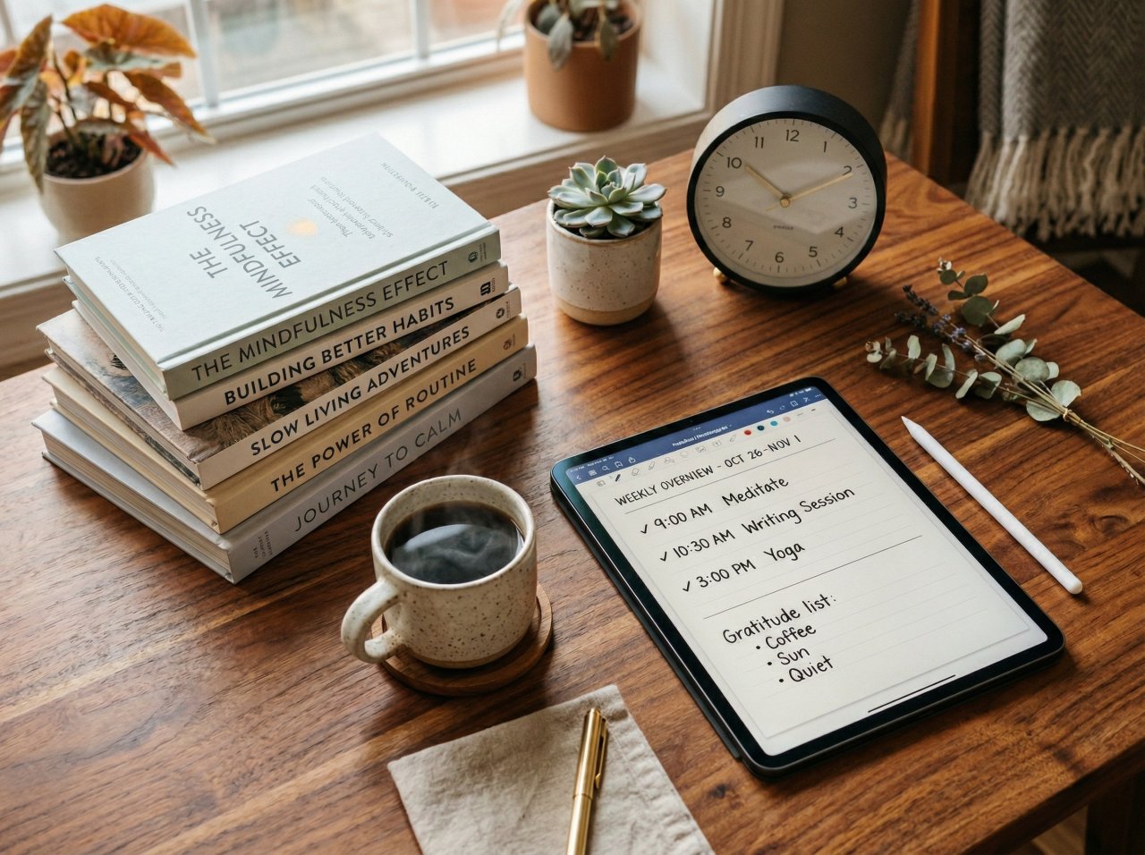 A cinematic split-screen contrast: left shows an overwhelmed person feeling burned out by stress, right shows the same person feeling energized and focused, illustrating the energy management shift from reading the best time management books.