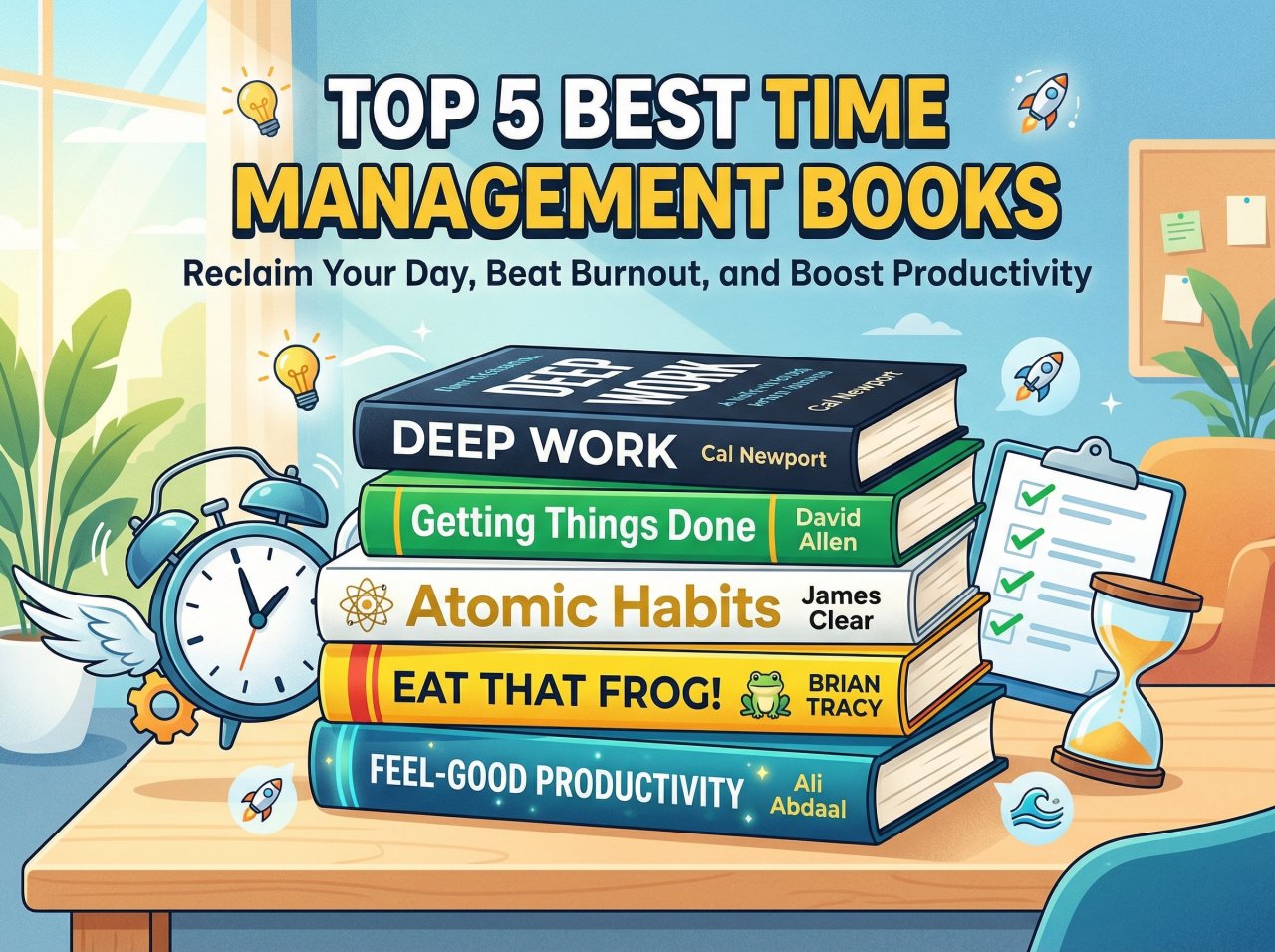 Top 5 Best Time Management Books to Reclaim Your Day