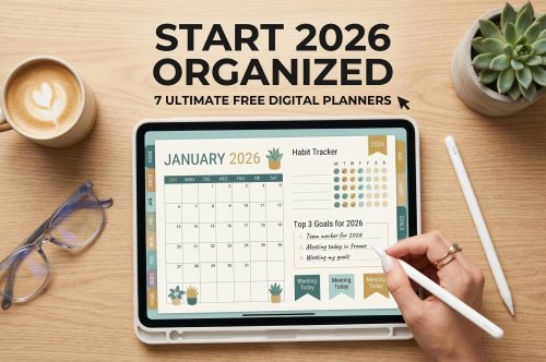 6 Ultimate Free Digital Planner Downloads for 2026