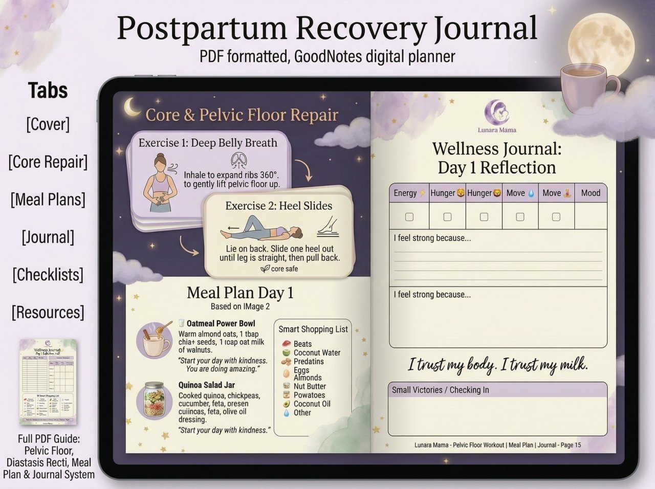 How to Safely Nourish Your Body and Heal Your Core Postpartum (Without Losing Your Milk Supply