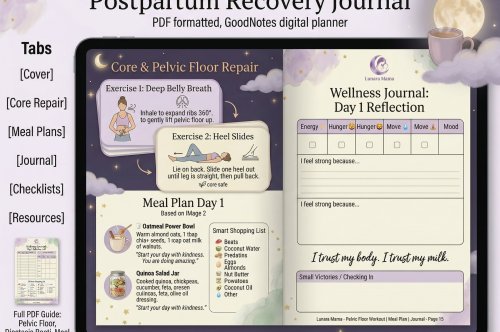 How to Safely Nourish Your Body and Heal Your Core Postpartum (Without Losing Your Milk Supply