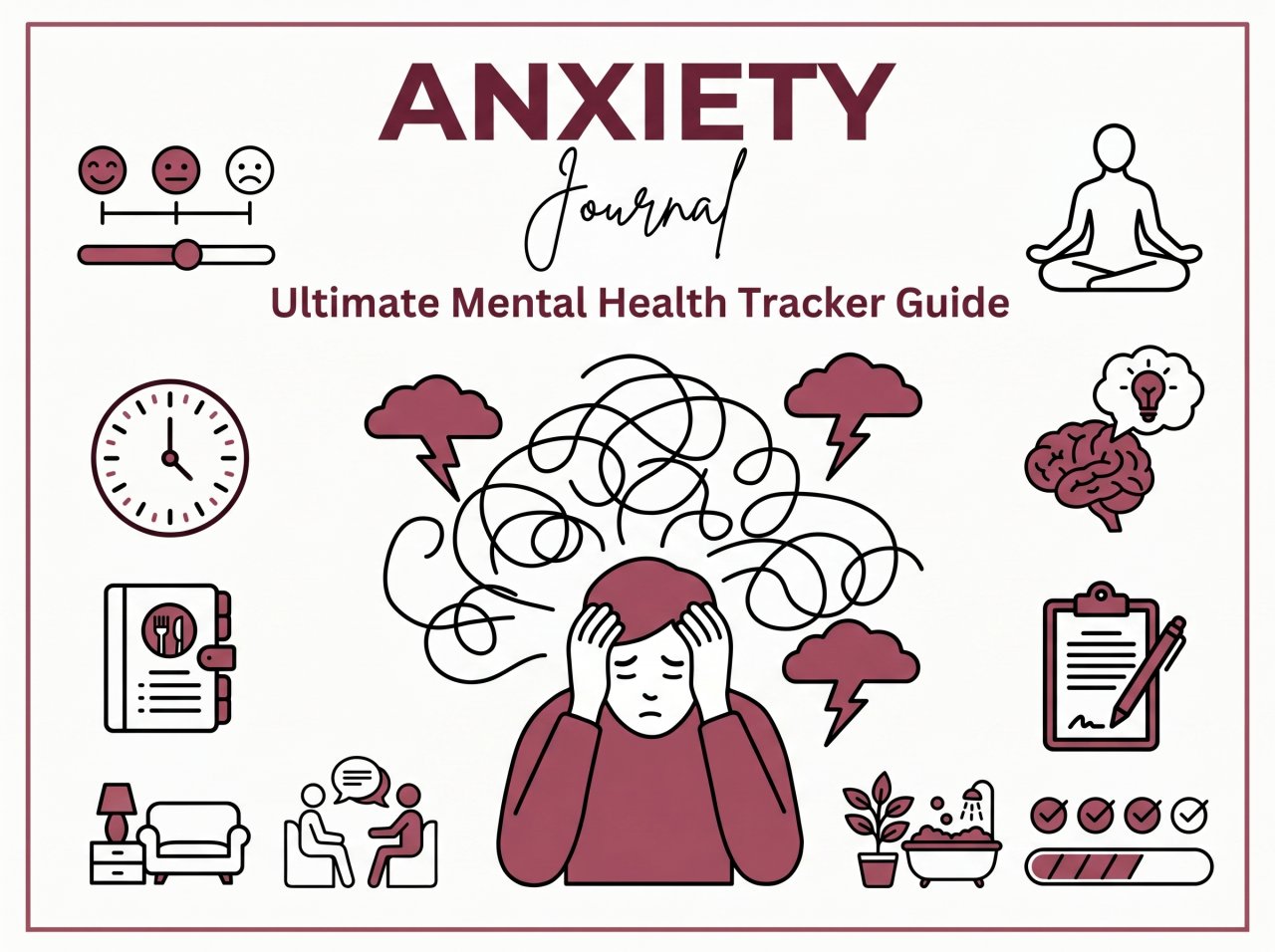 Anxiety Journal: Ultimate Mental Health Tracker Guide