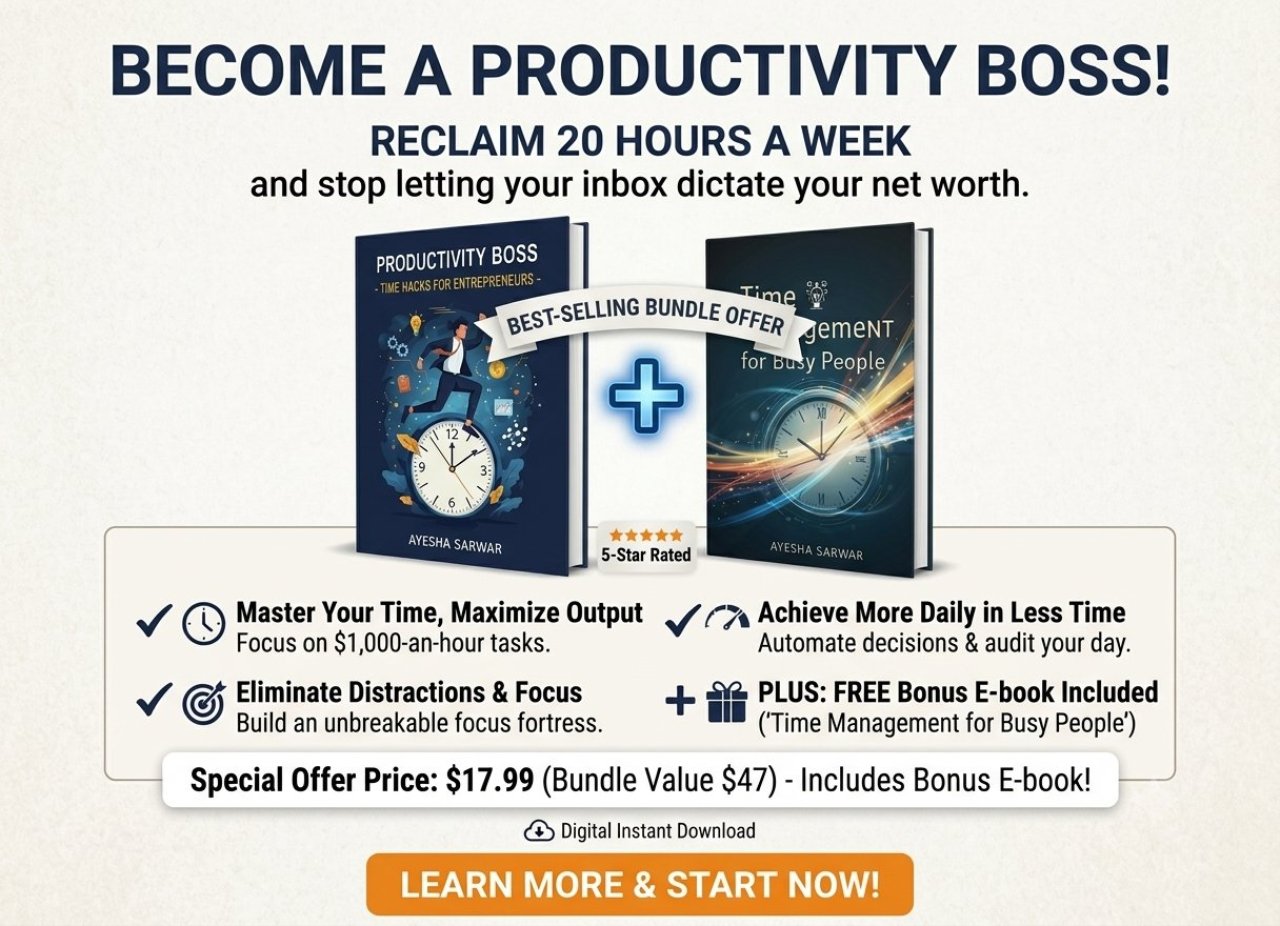 Productivity Boss – Time Hacks for Entrepreneurs Review