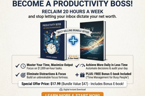 Productivity Boss – Time Hacks for Entrepreneurs Review