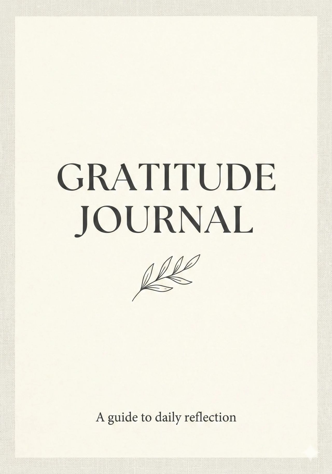 gratitude journal