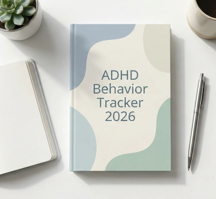 ADHD Behavior Tracker 2026 | Daily Symptom & Medication Log | Printable ...