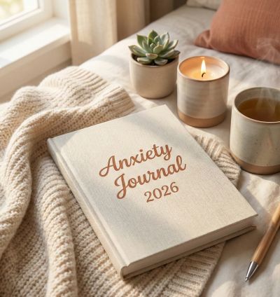 Anxiety Journal 2026 | Daily Mental Health Tracker