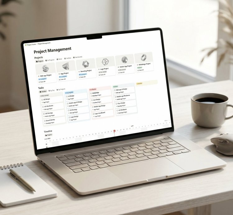 Free Complete Project Management & Task Tracker Notion Template ...