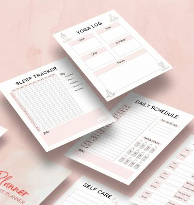 free Self-Care Planner: Skincare, Wellness, Mood & Habit Tracker