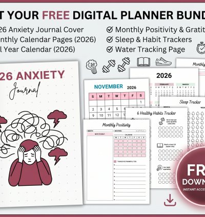 Free 2026 Anxiety Journal: Ultimate Mental Health Tracker